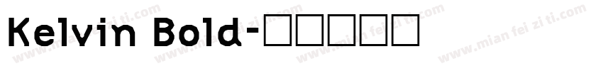 Kelvin Bold字体转换